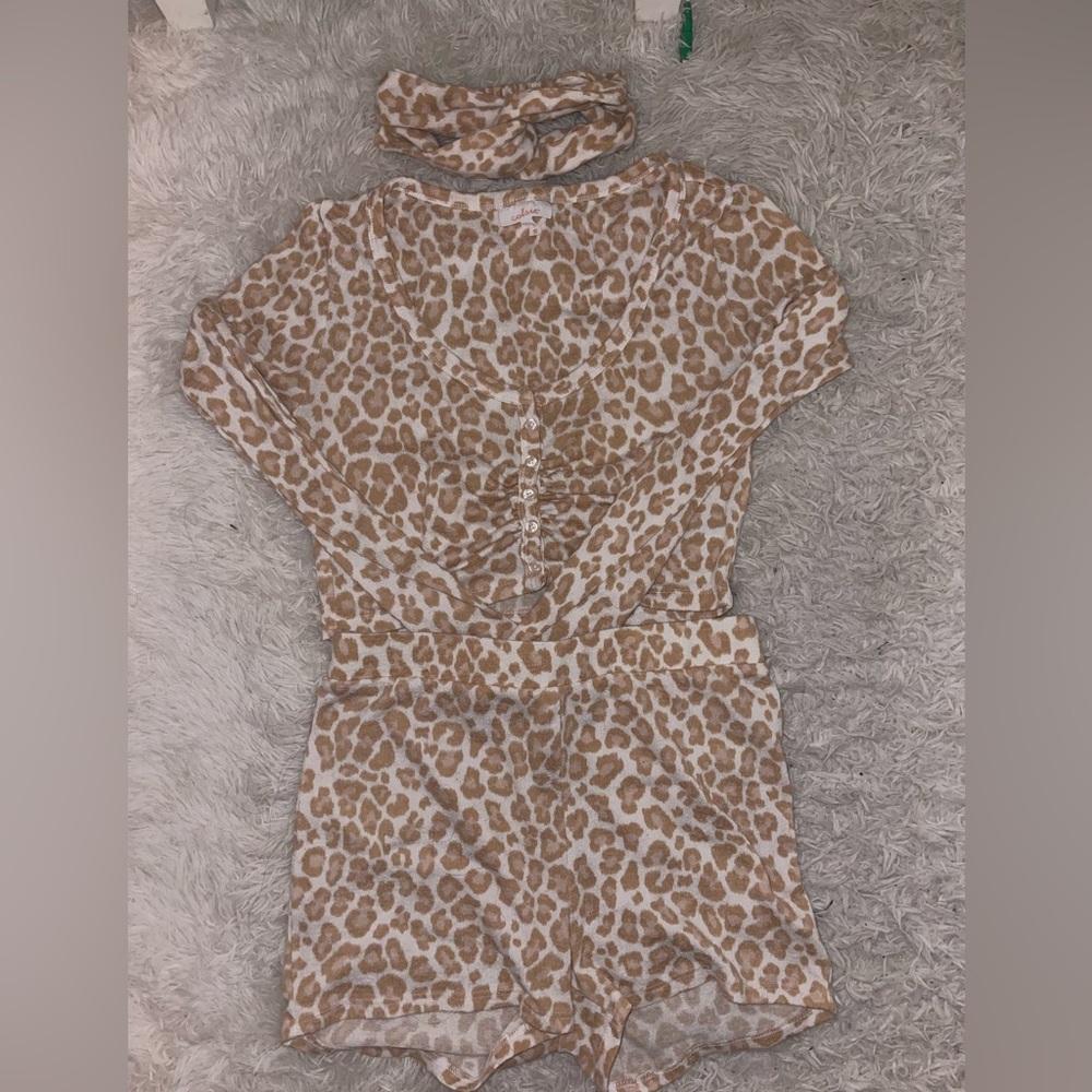 Colsie Small Pajama Set with Headband
